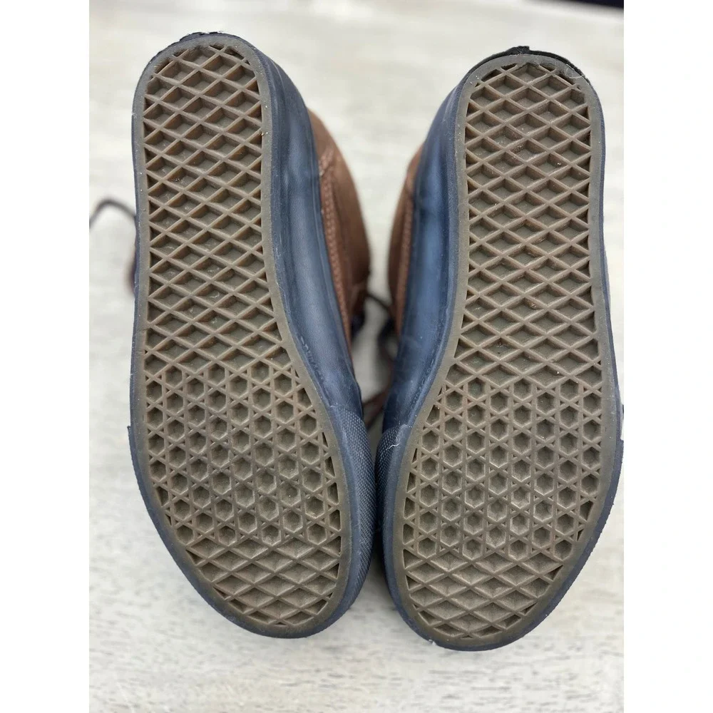 Vans Skate Half Cab Nick Michel Brown Navy Skate Shoes‎ Mens 5.5 Women 7 508357